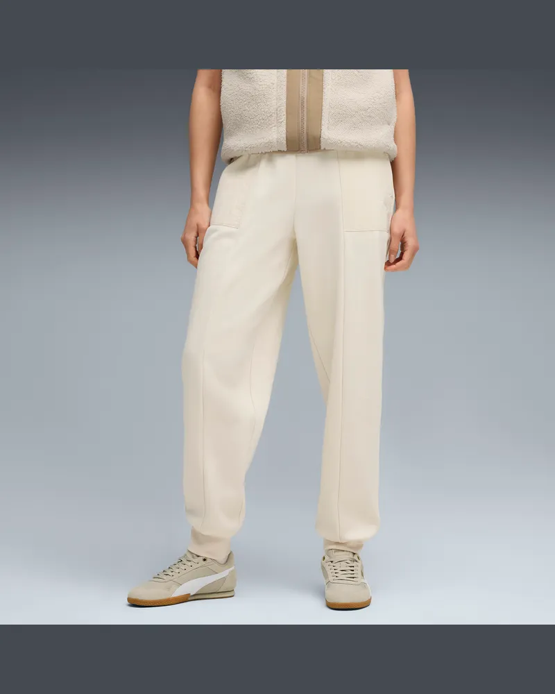 Puma HER High-Waist-Jogginghose Damen, Kleidung, Weiß Weiß