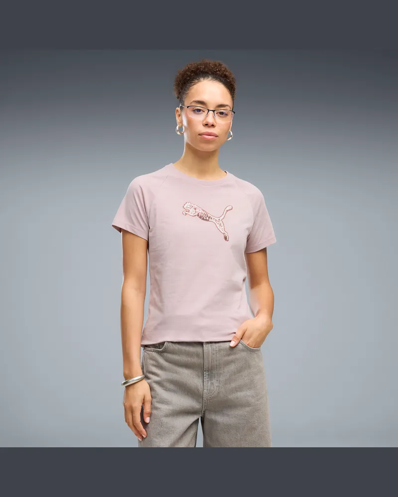 Puma Essentials Sequins T-Shirt Damen, Kleidung, Rosa Rosa