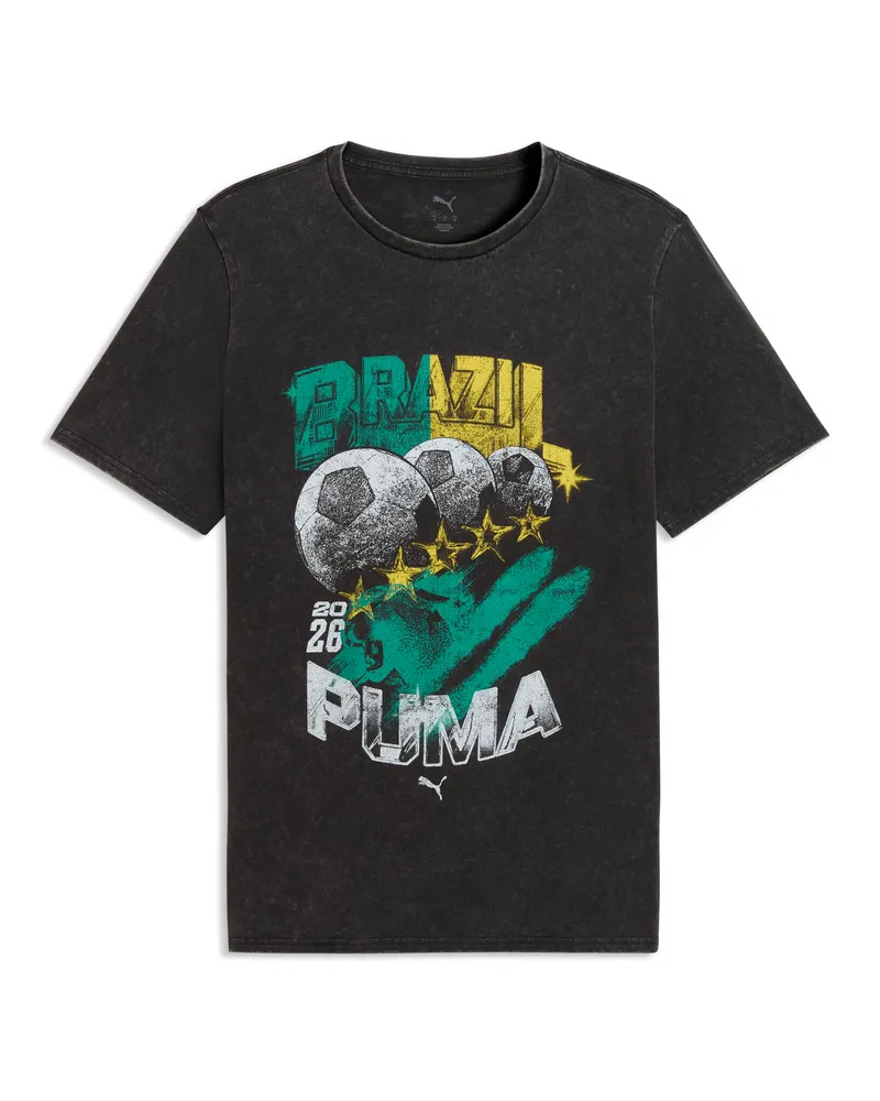 Puma Fanpack 90s Bespoke Relaxed T-Shirt Herren, Accessoires, Schwarz Schwarz