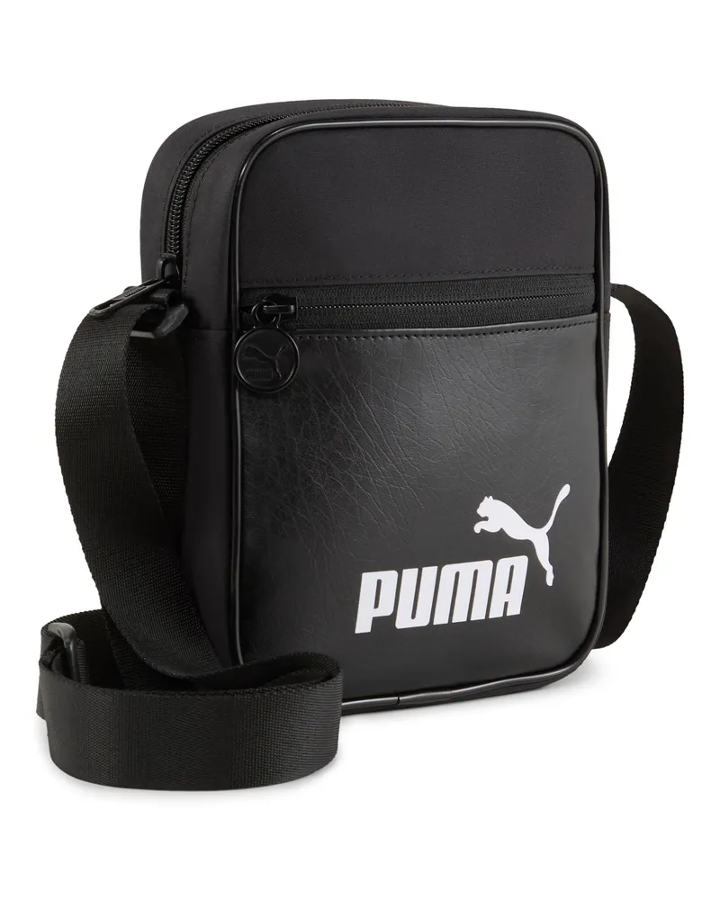 Puma Kleine Campus Umhängetasche, Accessoires, Schwarz Schwarz