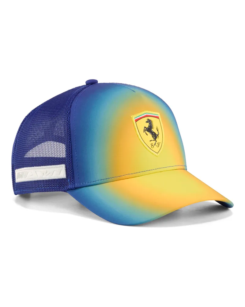 Puma Scuderia Ferrari Miami Trucker Cap, Accessoires, Gelb Gelb