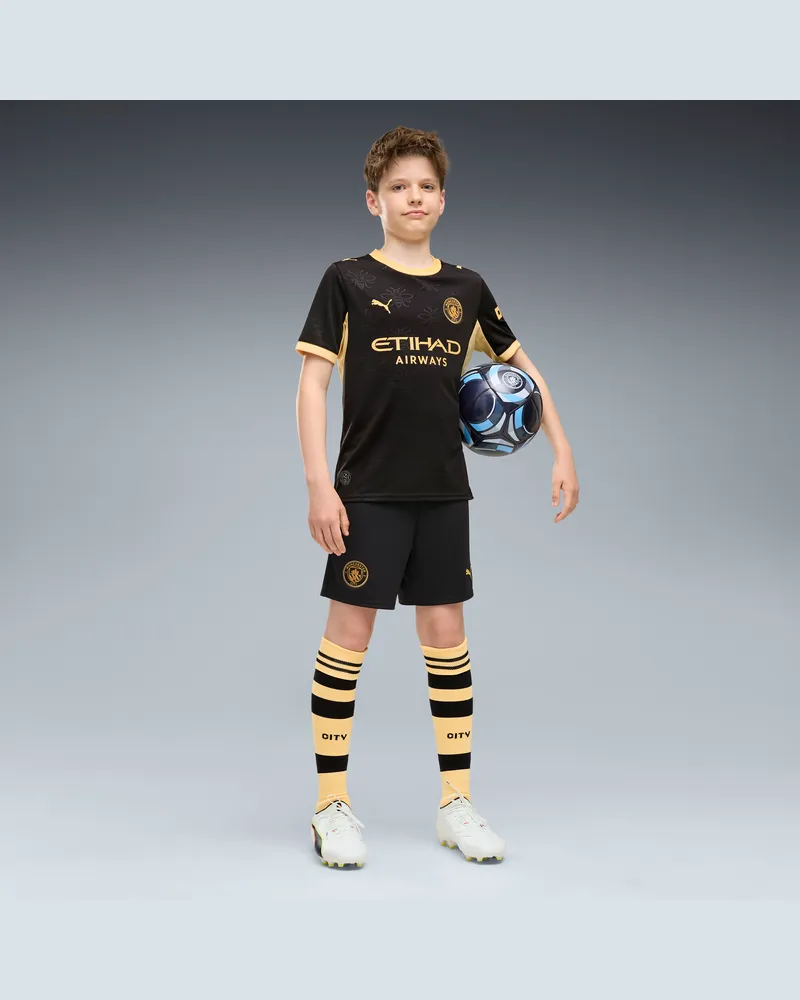 Puma Manchester City 26/27 Shorts Teenager, Kleidung, Schwarz Schwarz
