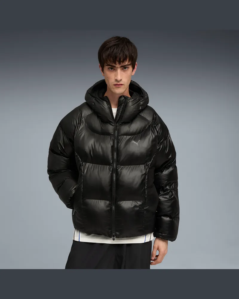 Puma TECH Pufferjacke Herren, Kleidung, Schwarz Schwarz