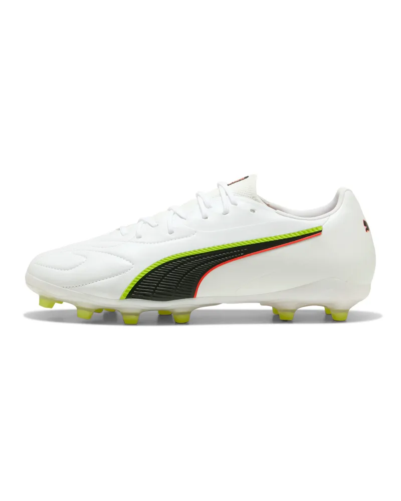 Puma KING 20 MATCH FG/AG Fußballschuhe Unisex, Schuhe, Weiß Weiß