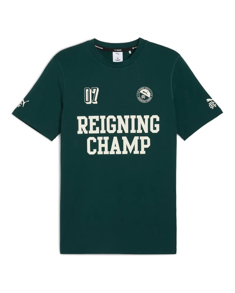 Puma x REIGNING CHAMP Modalon Golf T-Shirt Herren, Accessoires, Grün Grün