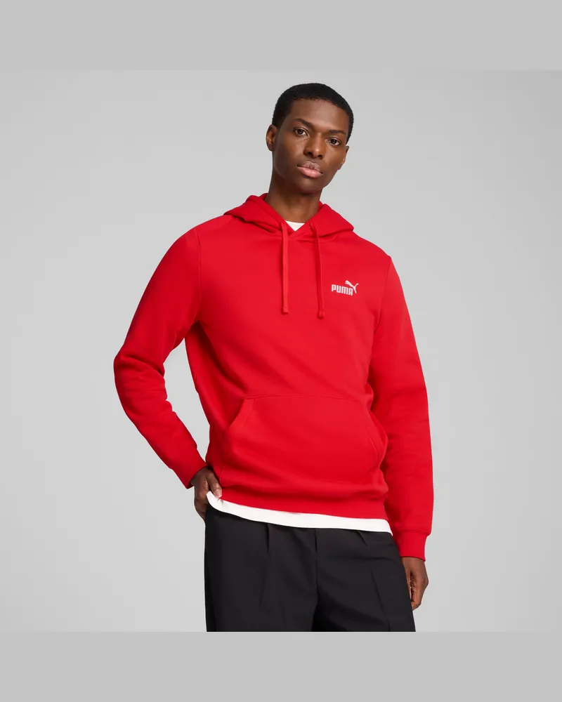 Puma Essentials Small No. 1 Logo Hoodie Herren, Kleidung, Rot Rot