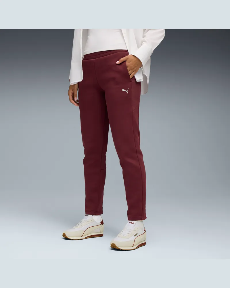 Puma Evostripe Jogginghose Damen, Kleidung, Rot Rot