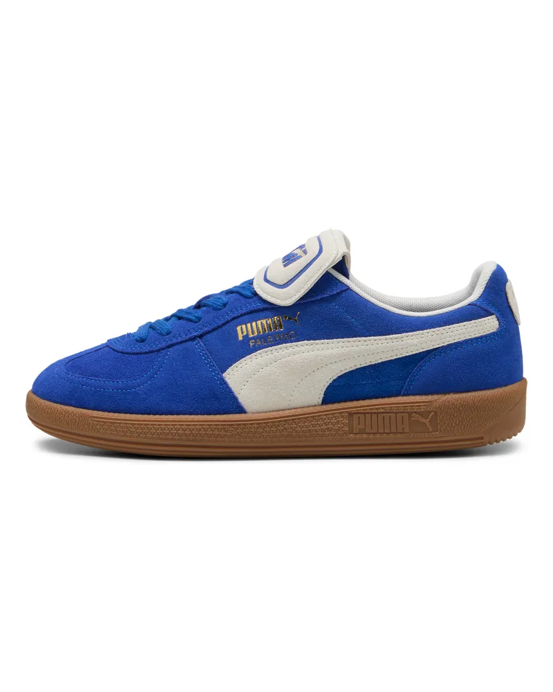 Puma Palermo PREMIUM Suede Sneakers Unisex, Schuhe, Blau Blau