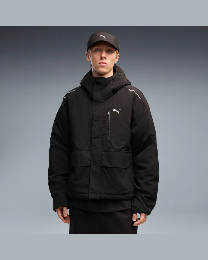 Puma TECH PrimaLoft® Wattierte Jacke Herren, Kleidung, Schwarz Schwarz