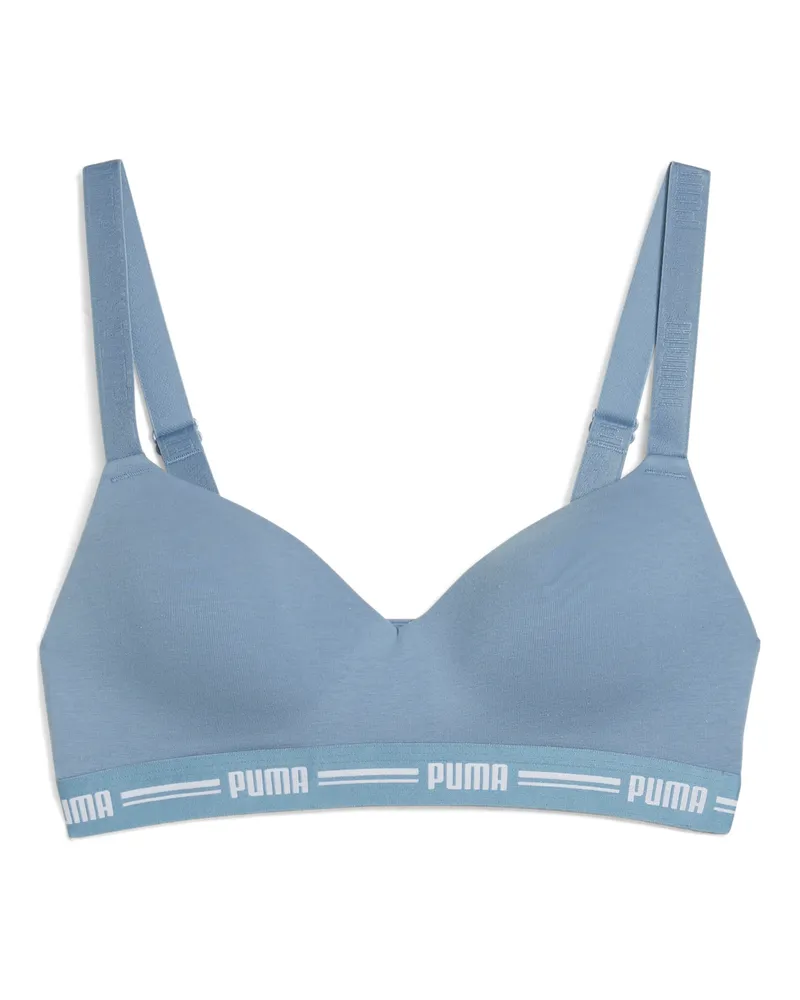 Puma Wattiertes Top Damen (1er-Pack), Kleidung, Blau Blau