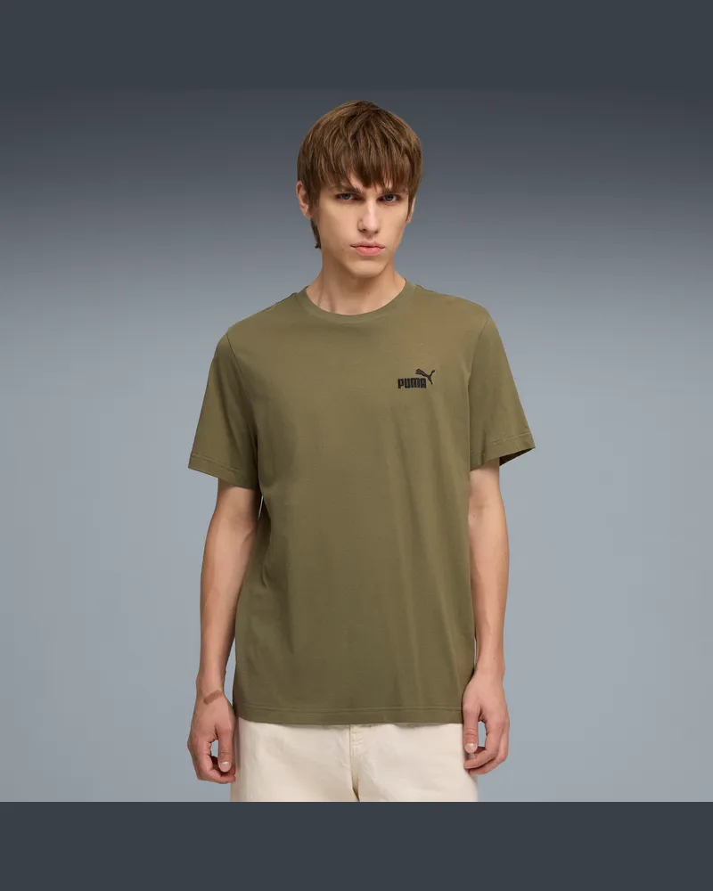 Puma Essentials Small No. 1 Logo T-Shirt Herren, Kleidung, Grün Grün