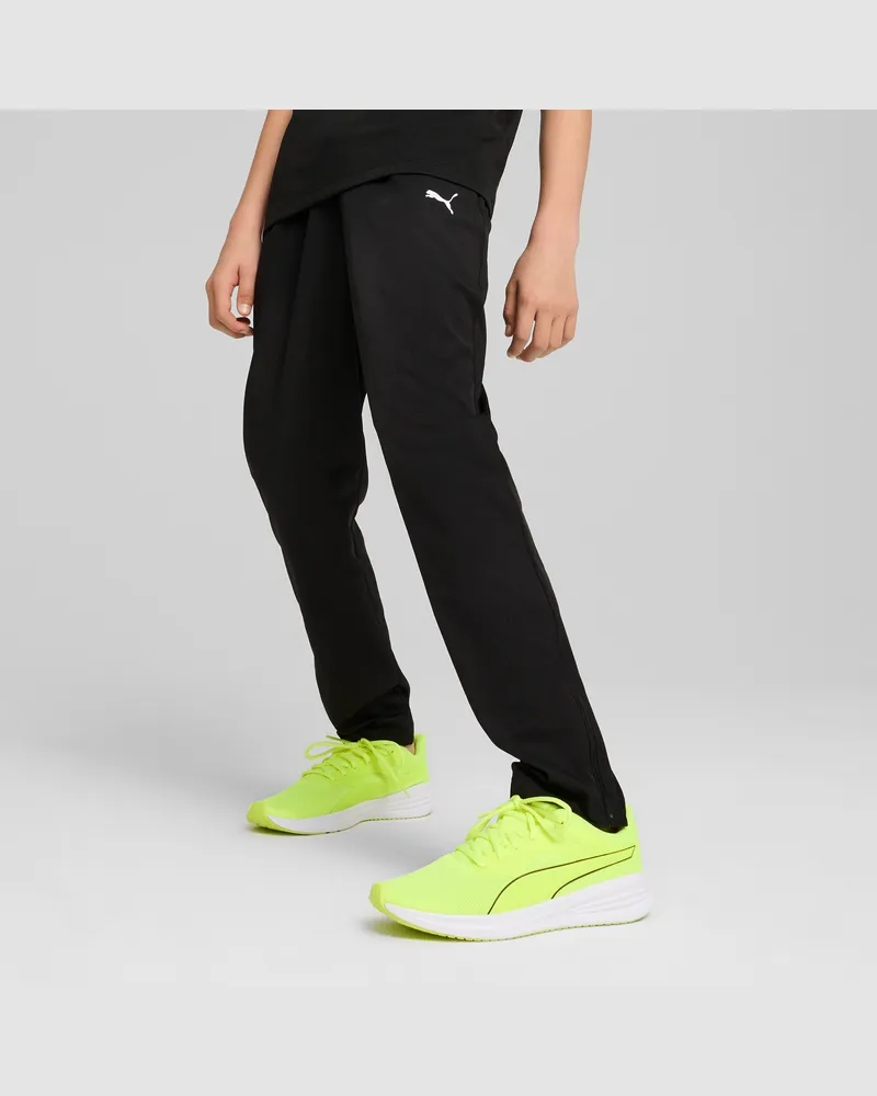 Puma Train All Day Essentials TapeRot Gewebte Hose Teenager, Accessoires, Schwarz Schwarz