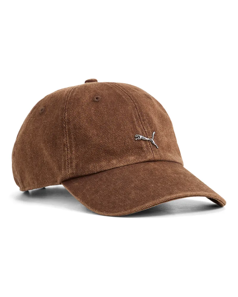 Puma WARDROBE ESS Metal Dad Cap, Accessoires, Braun Braun