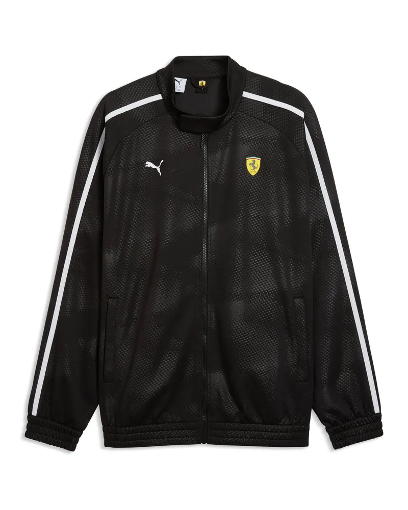 Puma Scuderia Ferrari T7 Oversized Trainingsjacke Herren, Accessoires, Schwarz Schwarz