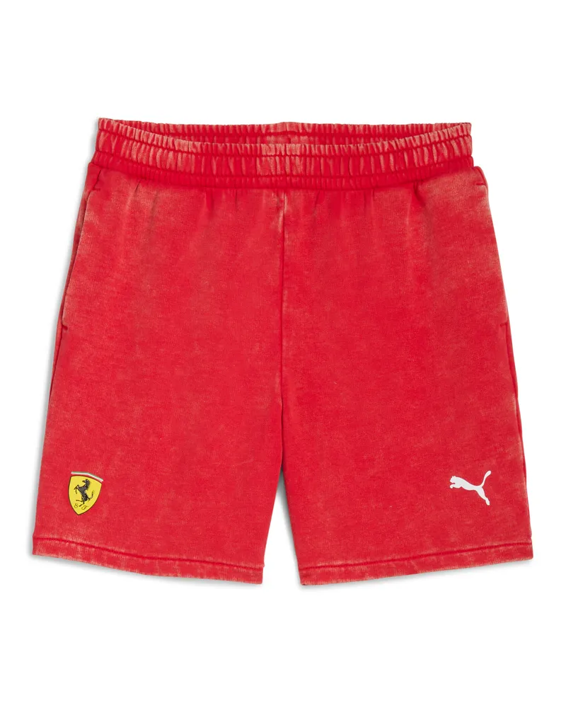 Puma Scuderia Ferrari Sportswear Sweat-Shorts Teenager, Accessoires, Rot Rot