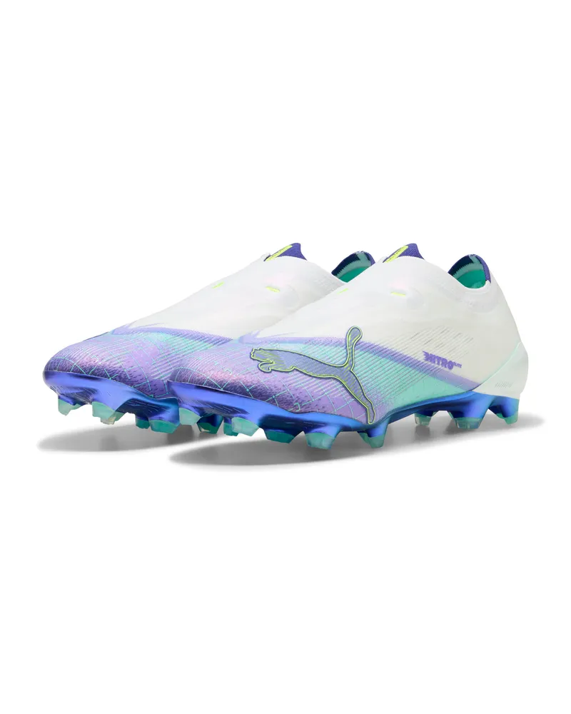Puma ULTRA NITRO™ 7 ULTIMATE HYPER RUSH FG Fußballschuhe ohne Schnürung Unisex, Accessoires, Weiß Weiß