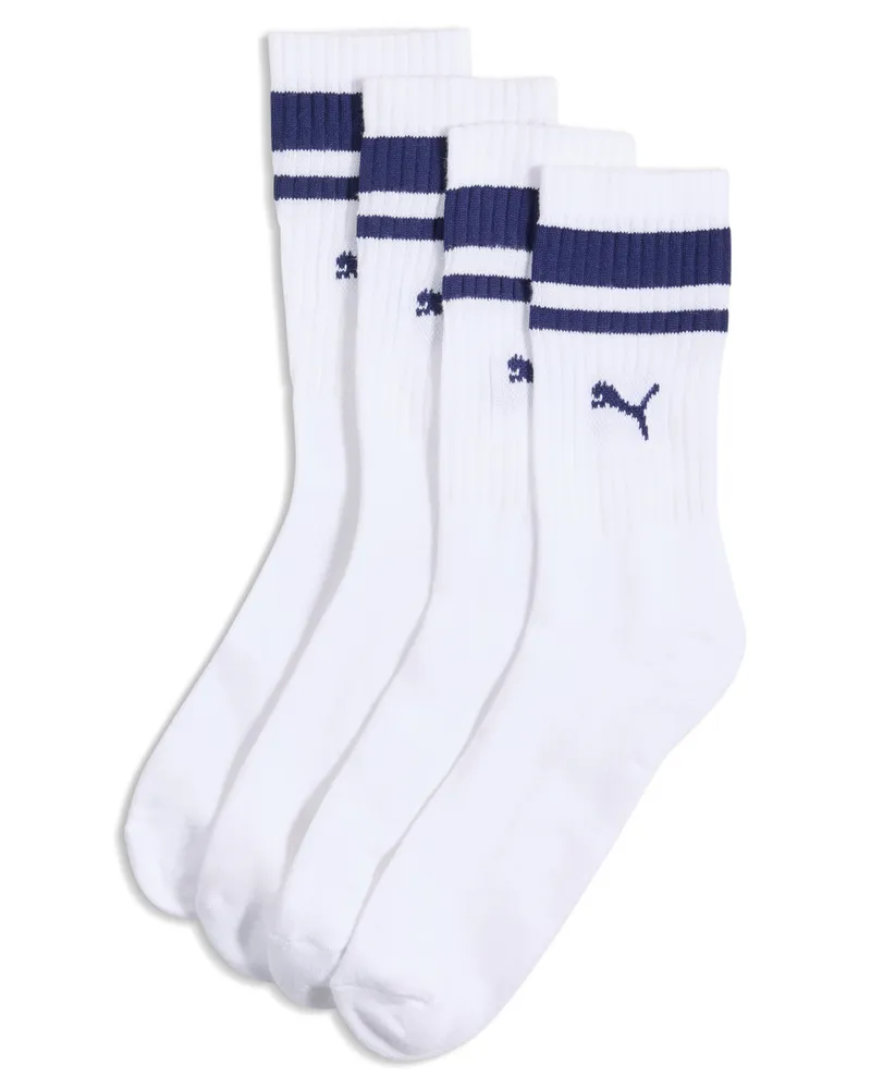 Puma Crew Heritage Stripe Socken Damen (2er-Pack), Kleidung, WeiÃŸ Weiãÿ