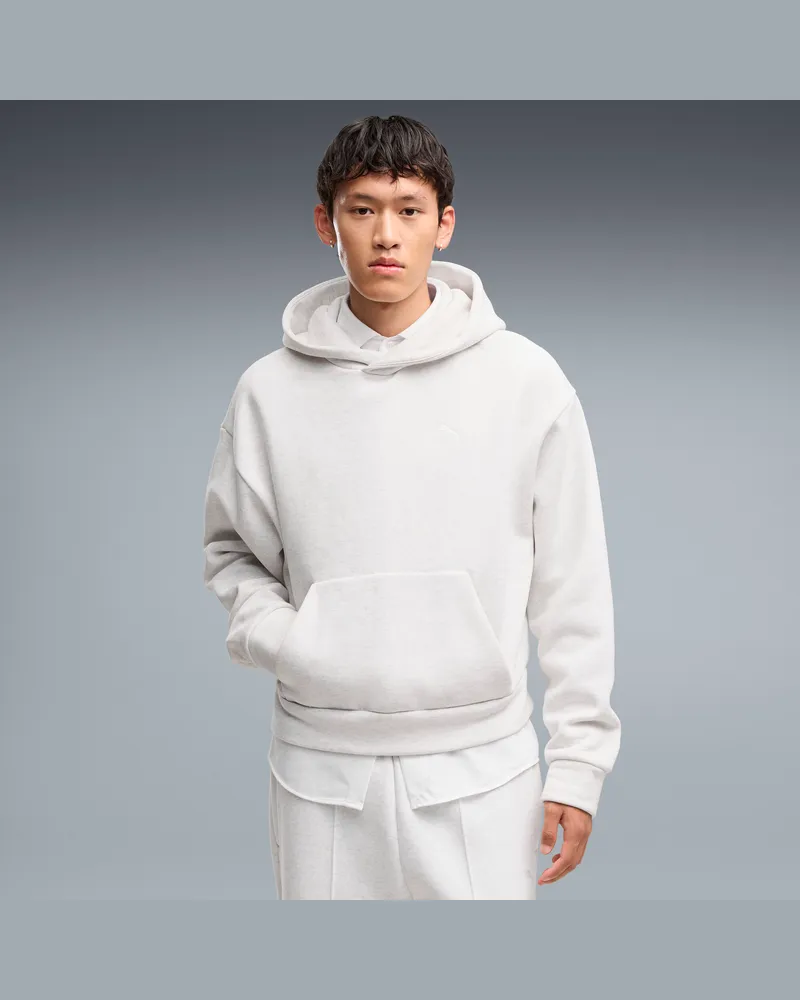 Puma Essentials Heavy Fleece Boxy Oversized Hoodie Herren, Kleidung, Weiß Weiß