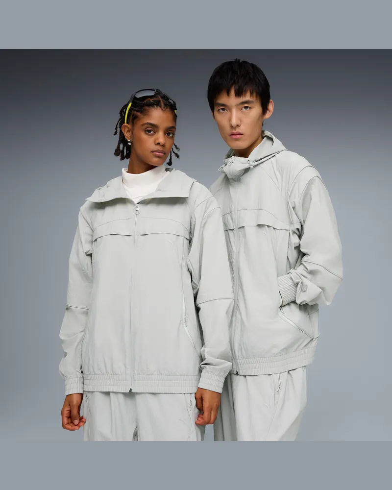 Puma CLRT Jacke Unisex, Kleidung, Grau Grau