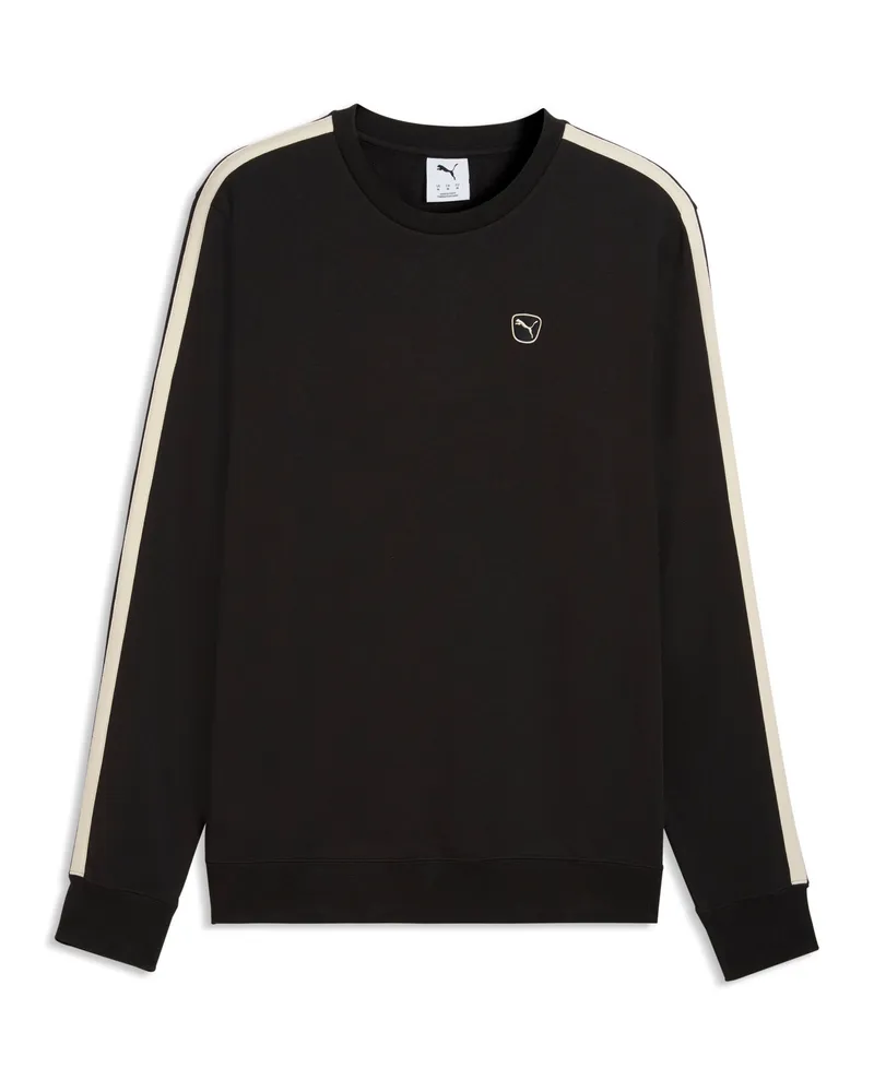 Puma Essentials Elevated Sweatshirt mit Rundhalsausschnitt Herren, Accessoires, Schwarz Schwarz