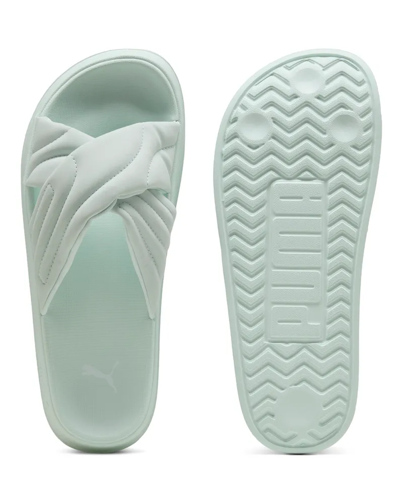 Puma Leadcat Plateausandalen Damen, Schuhe, Blau Blau