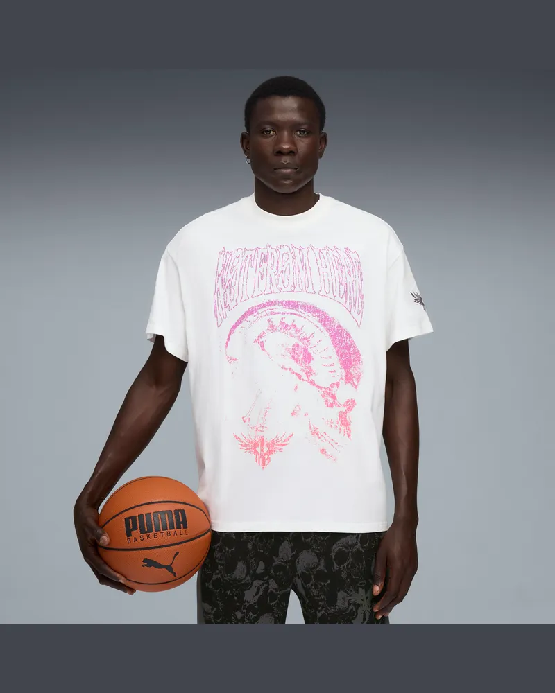 Puma LaMelo World Tour-nament T-Shirt I Herren, Kleidung, Weiß Weiß