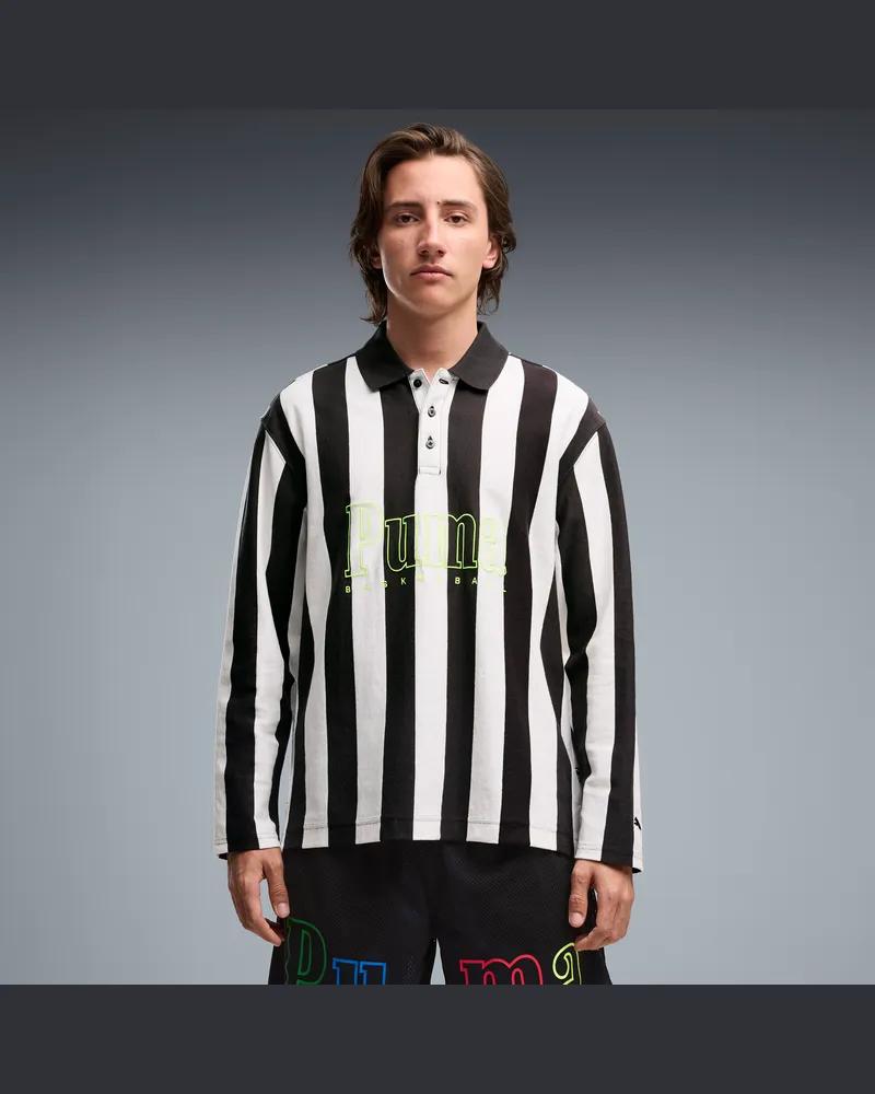 Puma Memory Lane Referee Rugby-Polo Herren, Kleidung, Gelb Gelb