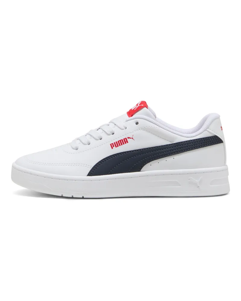 Puma Court Classic Clean Sneakers Teenager, Schuhe, WeiÃŸ Weiãÿ