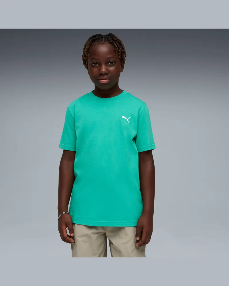Puma WARDROBE ESS T-Shirt Teenager, Kleidung, GrÃ¼n Grã¼n