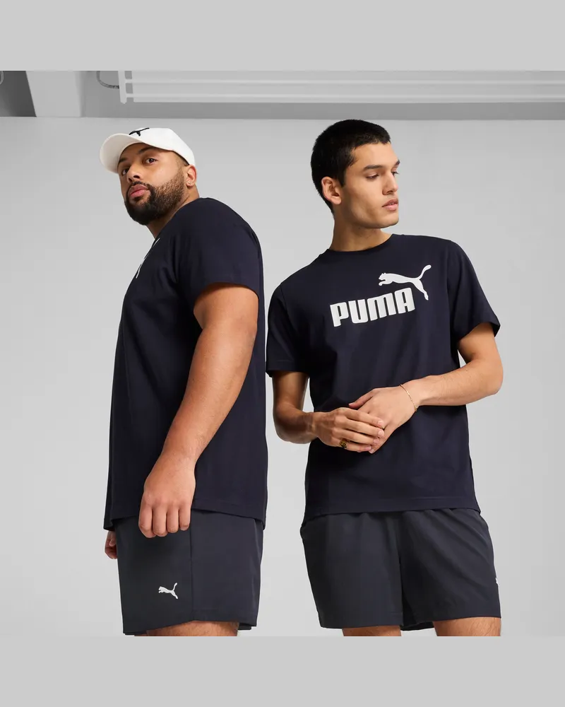 Puma Essentials No. 1 Logo T-Shirt Herren, Kleidung, Blau Blau