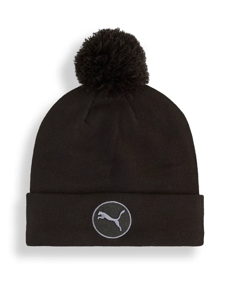 Puma WRMLBL Golf-Beanie mit abnehmbarem Bommel Herren, Accessoires, Schwarz Schwarz