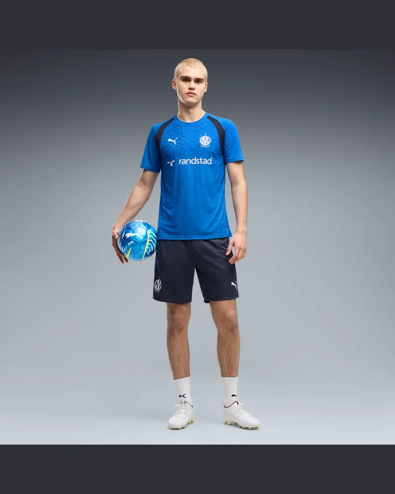 Puma Olympique de Marseille Slim Trainingsshorts Herren, Accessoires, Blau Blau