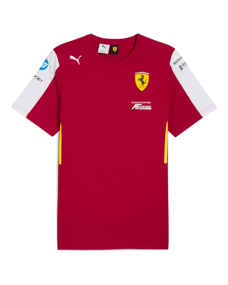 Puma Scuderia Ferrari LMH Replica T-Shirt Herren, Kleidung, Rot Rot