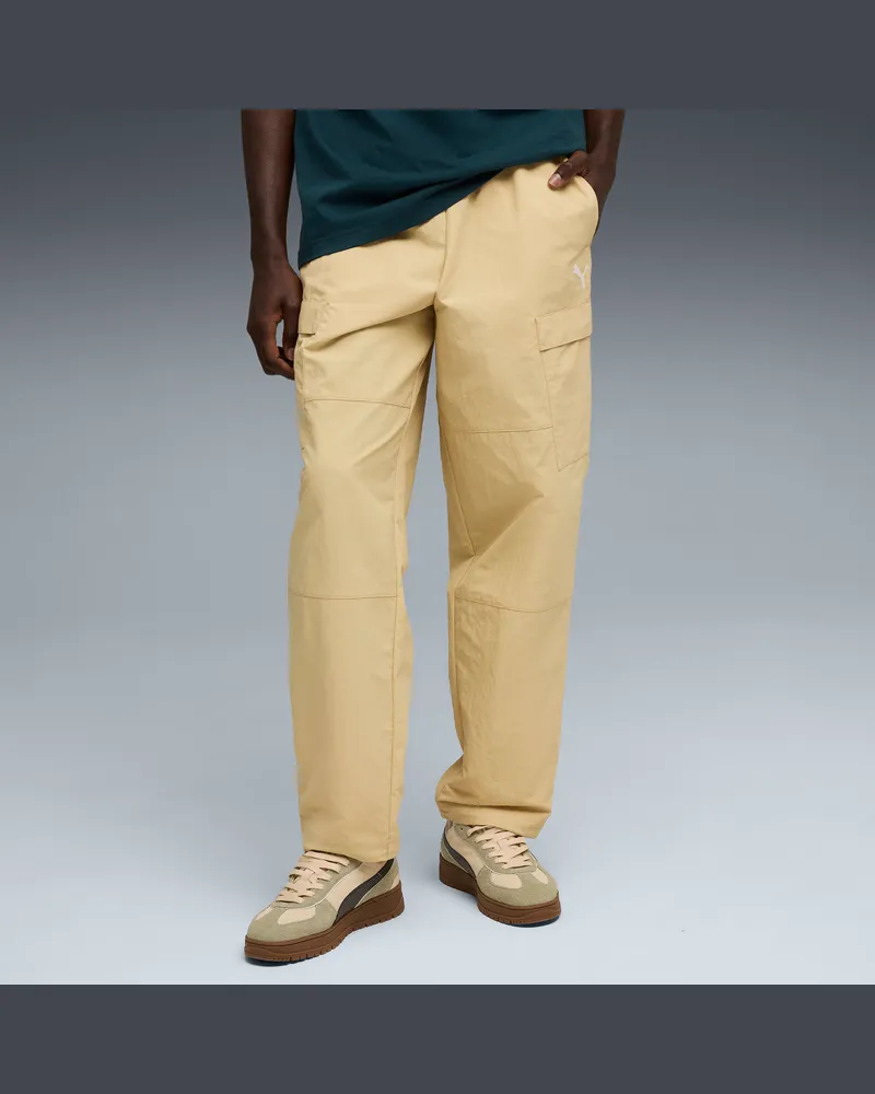 Puma WARDROBE ESS Relaxed Cargohose Herren, Kleidung, Schwarz Schwarz
