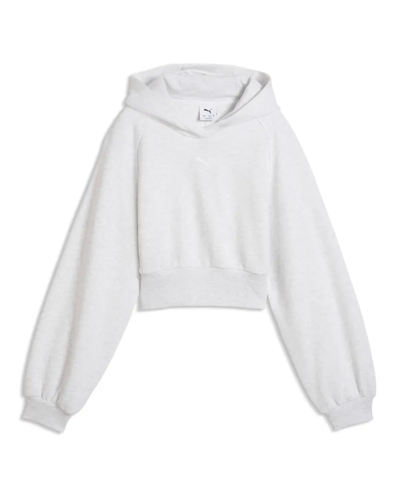 Puma Essentials Relaxed Cropped Balloon Sleeve Hoodie Teenager, Accessoires, Weiß Weiß