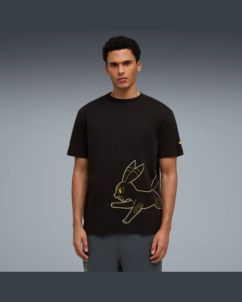 Puma x POKÉMON Relaxed Graphic T-Shirt Herren, Kleidung, Schwarz Schwarz