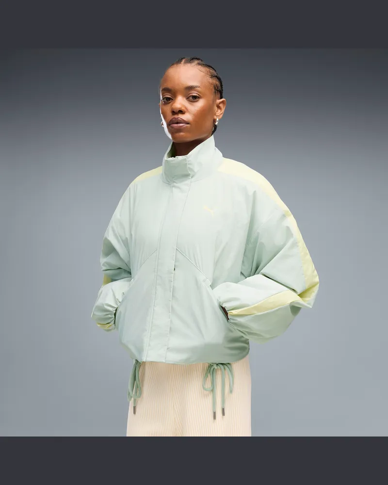 Puma T7 PrimaLoft® Wattierte Kimonojacke Damen, Kleidung, Grün Grün
