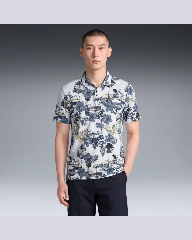 Puma CLOUDSPUN Palm Golfpolo Herren, Kleidung, Weiß Weiß