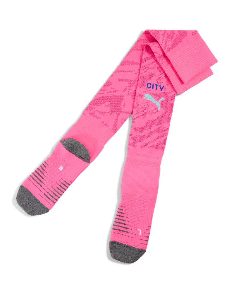 Puma Manchester City 25/26 Torwartsocken Herren, Kleidung, Rosa Rosa