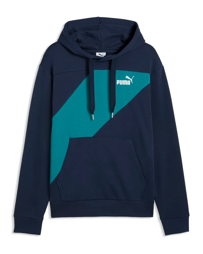 Puma POWER Colourblock Hoodie Herren, Accessoires, GrÃ¼n Grã¼n
