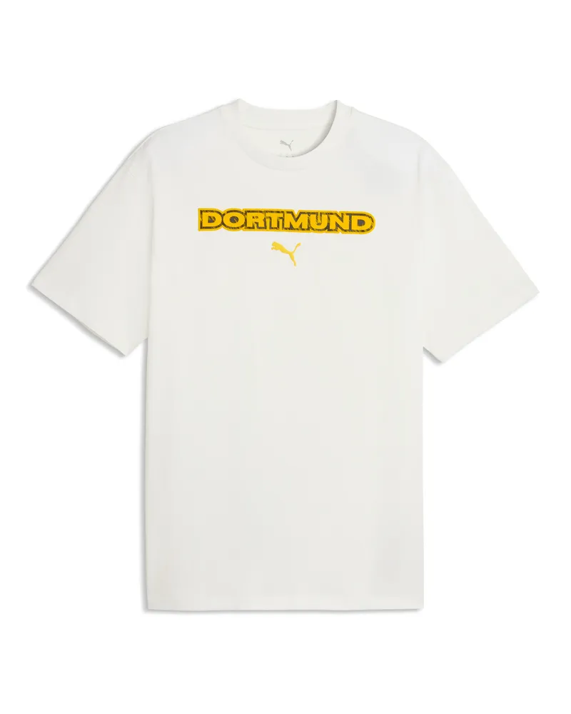 Puma Borussia Dortmund ftblCulture Relaxed T-Shirt Herren, Accessoires, Weiß Weiß