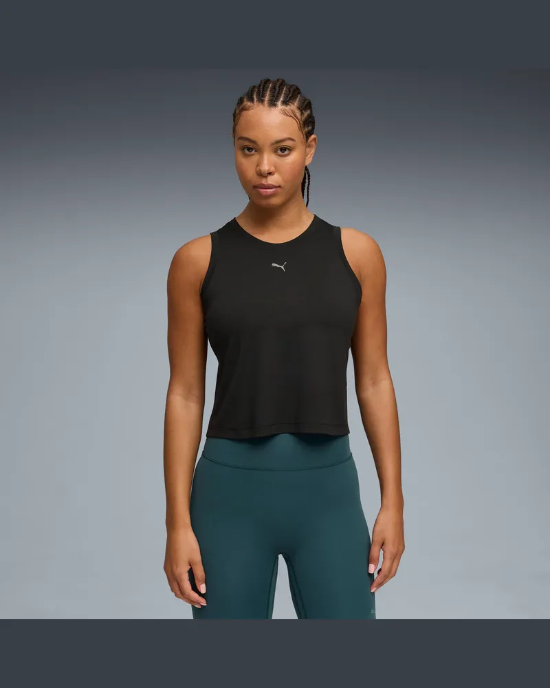 Puma CLOUDSPUN Trainings-Tanktop Damen, Kleidung, Schwarz Schwarz