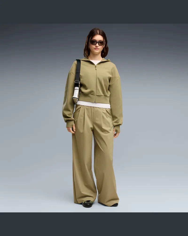 Puma TECH SENSE 4-Way Stretch Relaxed Hose Damen, Accessoires, Braun Braun