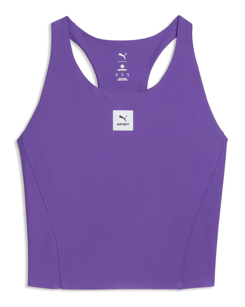 Puma x SAYSKY Crop-Top Damen, Accessoires, Lila Lila