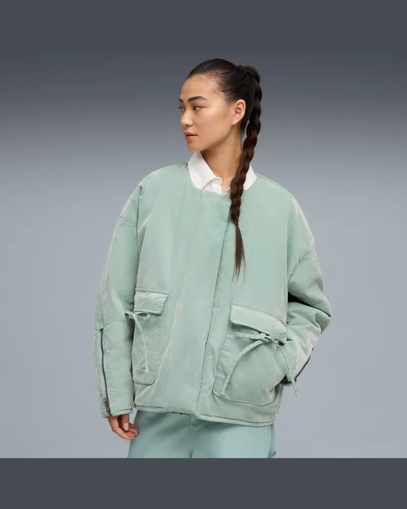 Puma YONA Jacke Damen, Kleidung, GrÃ¼n Grã¼n