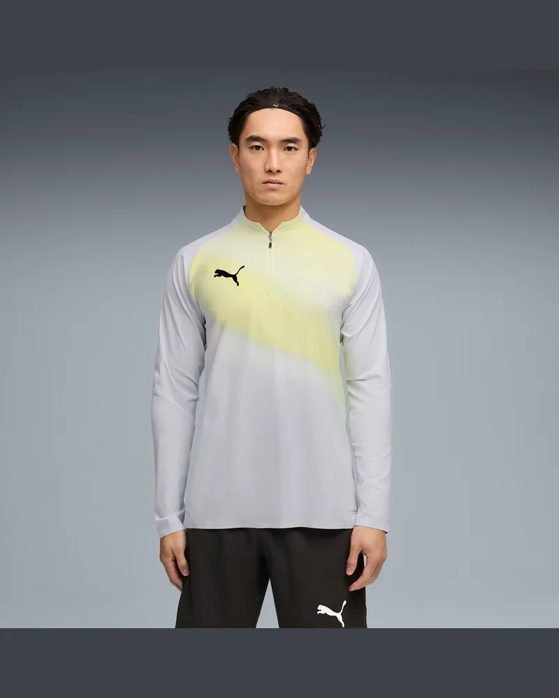 Puma Individual Lightspeed Ultimate Fußballtop mit kurzem Reißverschluss Herren, Accessoires, Grau Grau