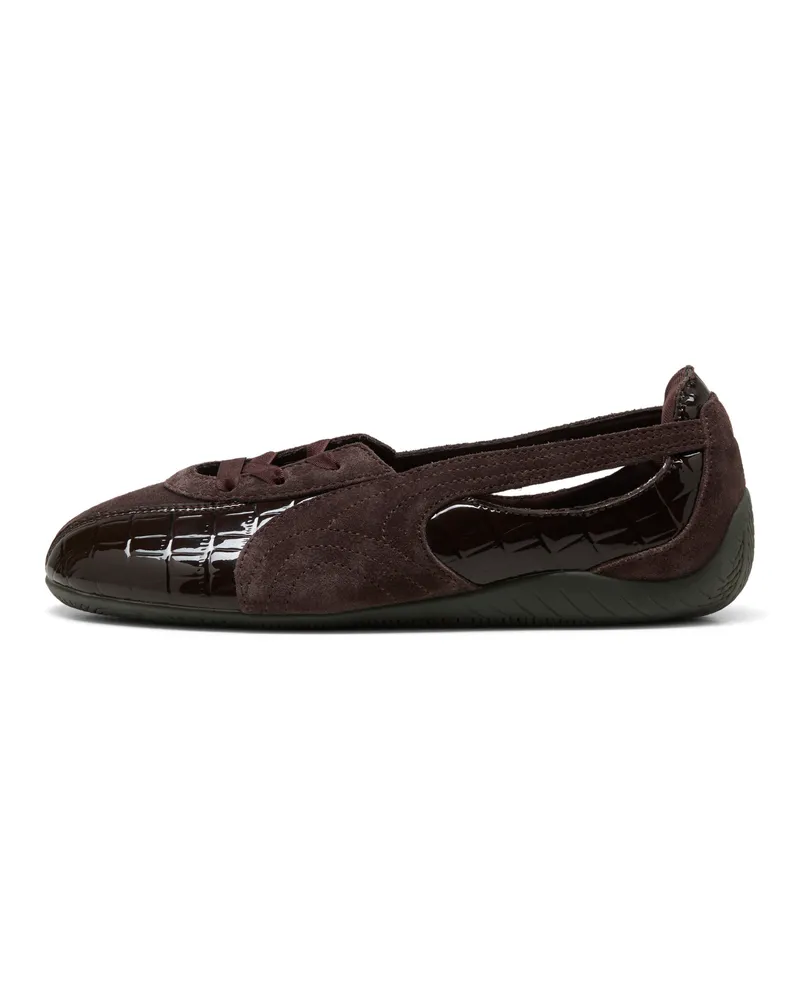 Puma Speedcat Ballet Nova Croc-Texture Sneakers Damen, Schuhe, Braun Braun