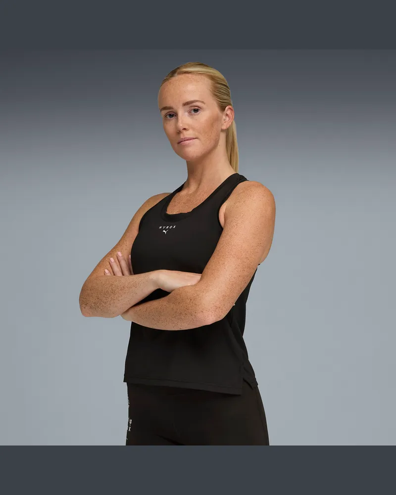 Puma x HYROX DRYELITE Tanktop Damen, Kleidung, Schwarz Schwarz