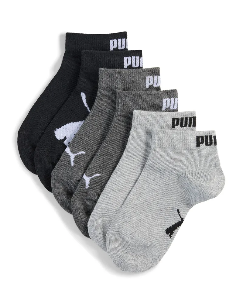 Puma Sportsocken Teenager (3er-Pack), Kleidung, Schwarz Schwarz