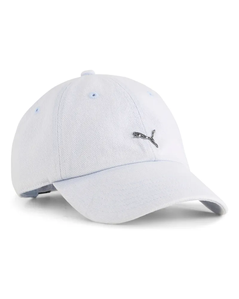 Puma WARDROBE ESS Metal Dad Cap, Accessoires, Blau Blau
